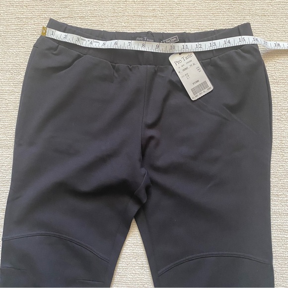 Italian Pro Taste Riding Style Black Buttery Soft Pants NWT - Picture 11 of 15